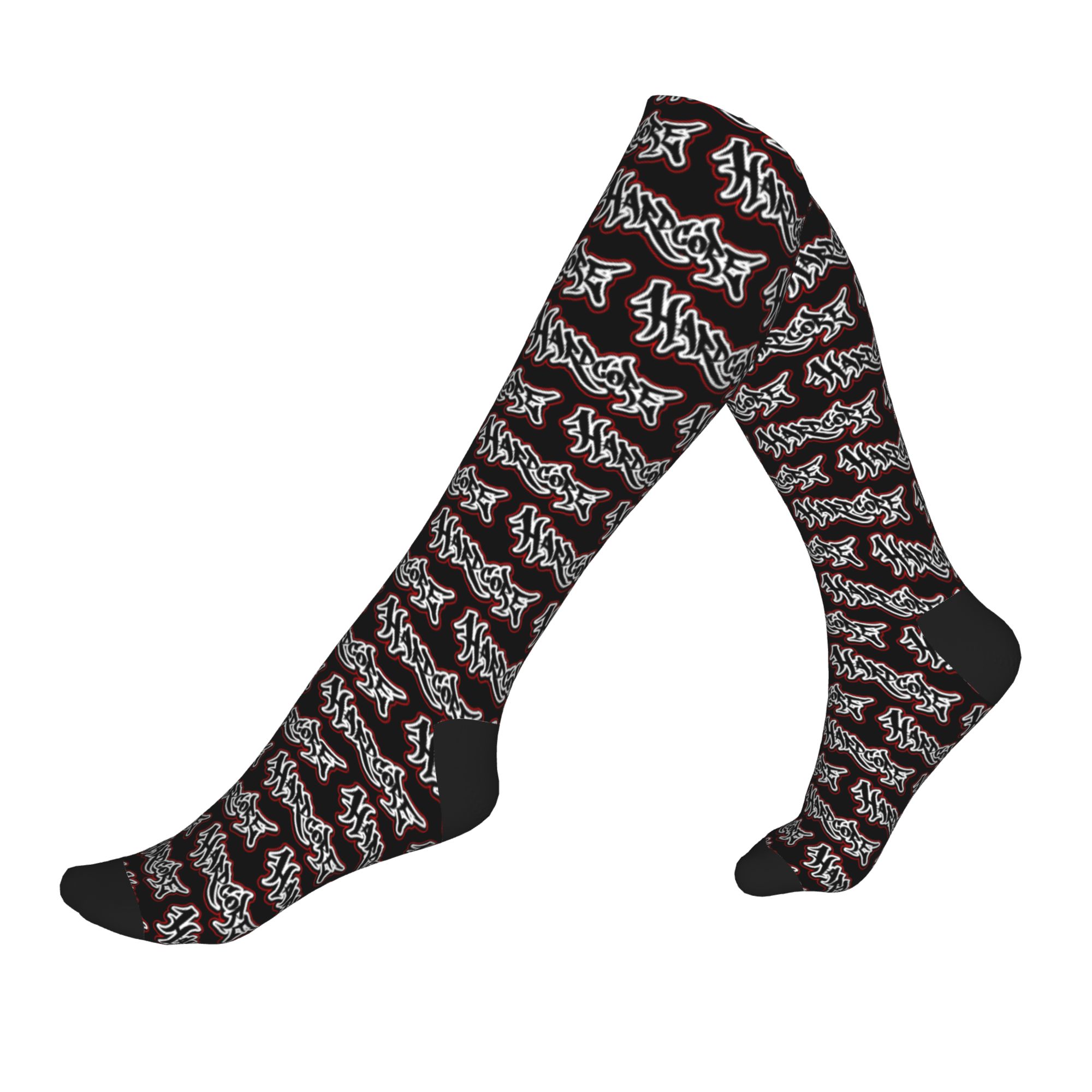 3D Printing Rock - Chaussettes de sport à compression unisexes