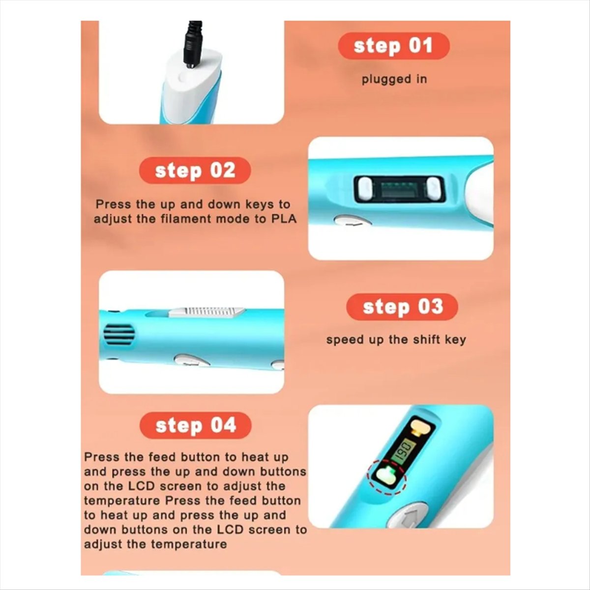 3D Printing High Temperature Materials - Stylo d'impression 3D électronique A48U avec