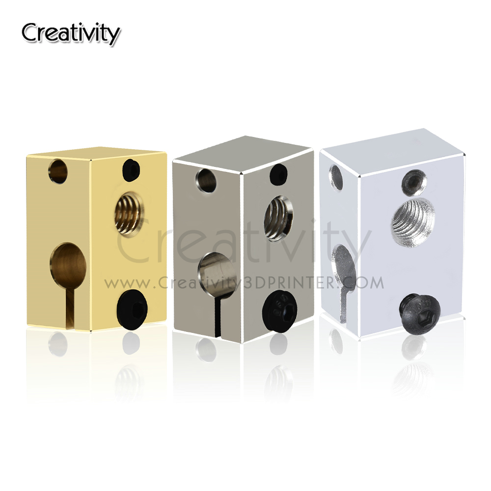 3D Printing Titanium - Bloc chauffant V6 PT100 en cuivre