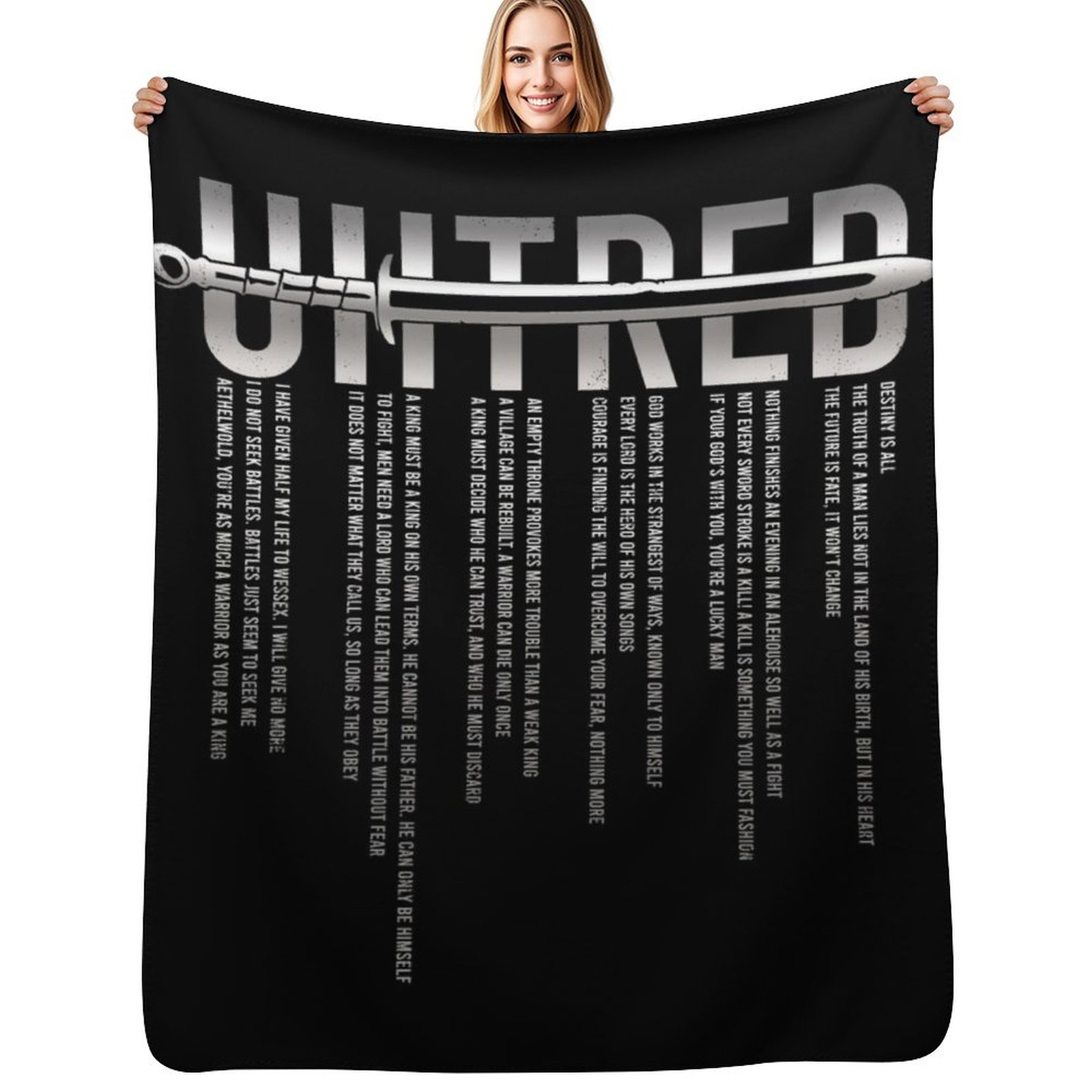 3D Printing Quote - Couverture en polaire Sherpa douce et