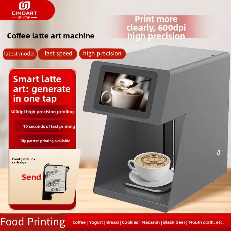3D Printing In Food - CINOART 3d Latte Art café imprimante