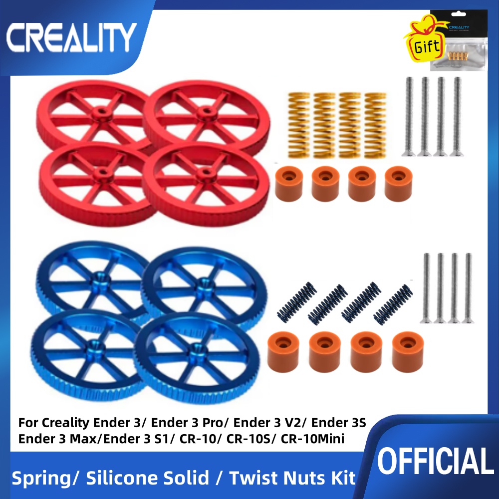 3D Printer Bed Spring - Kit d'écrous de nivellement torsadés à