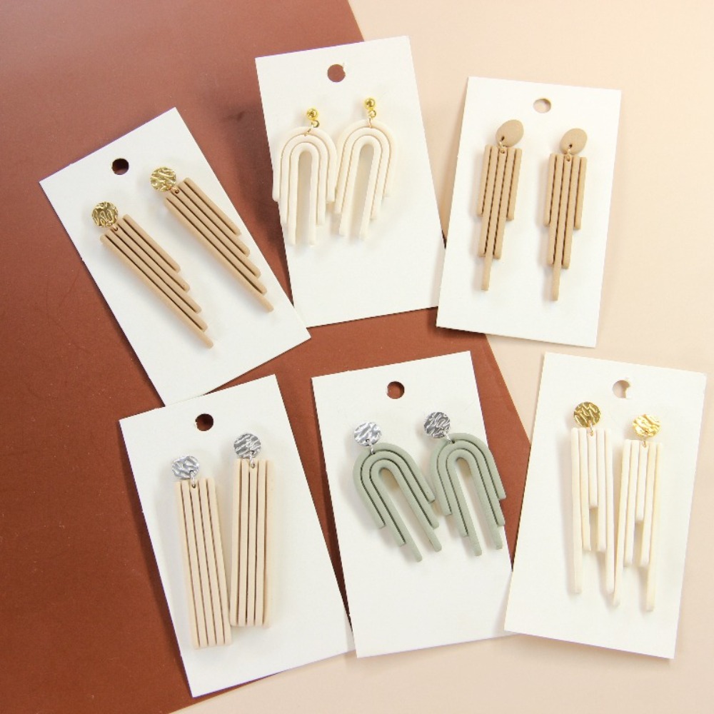 3D Printing Earrings - 4 pièces de découpoirs géométriques à