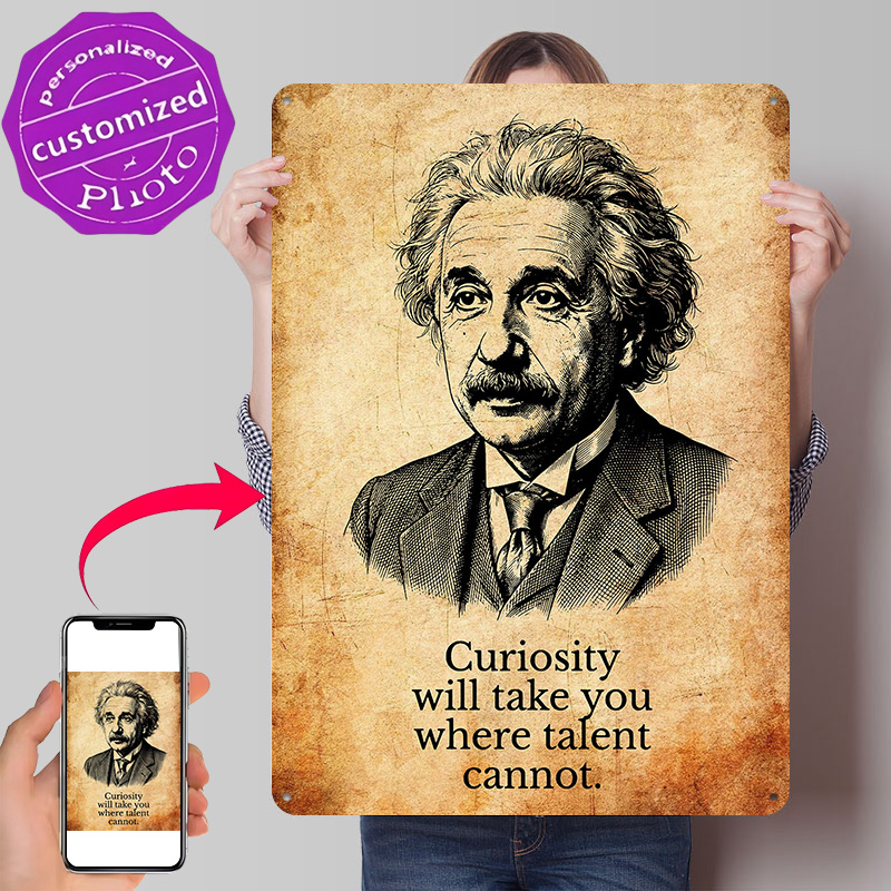 3D Printing Quote - Affiche avec citation inspirante d'Albert Einstein,