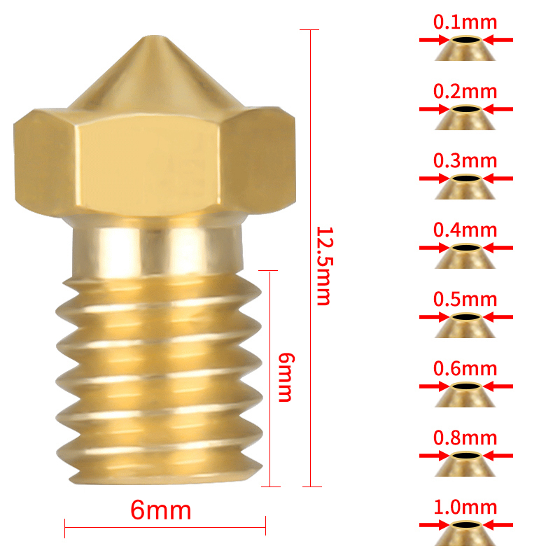 Buse d'imprimante 3D E3D V6 V5 - 3D Printing Titanium avis et prix