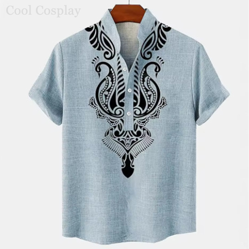 Chemise Henley rétro pour homm - 3D Printing Quality avis et prix