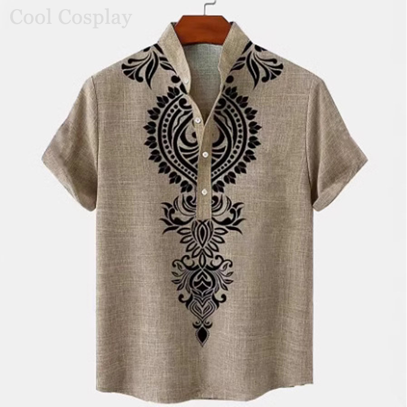 Chemise Henley rétro pour homm - 3D Printing Quality avis et prix