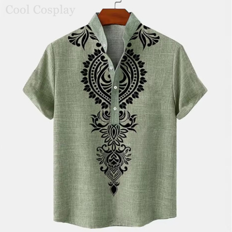 Chemise Henley rétro pour homm - 3D Printing Quality avis et prix