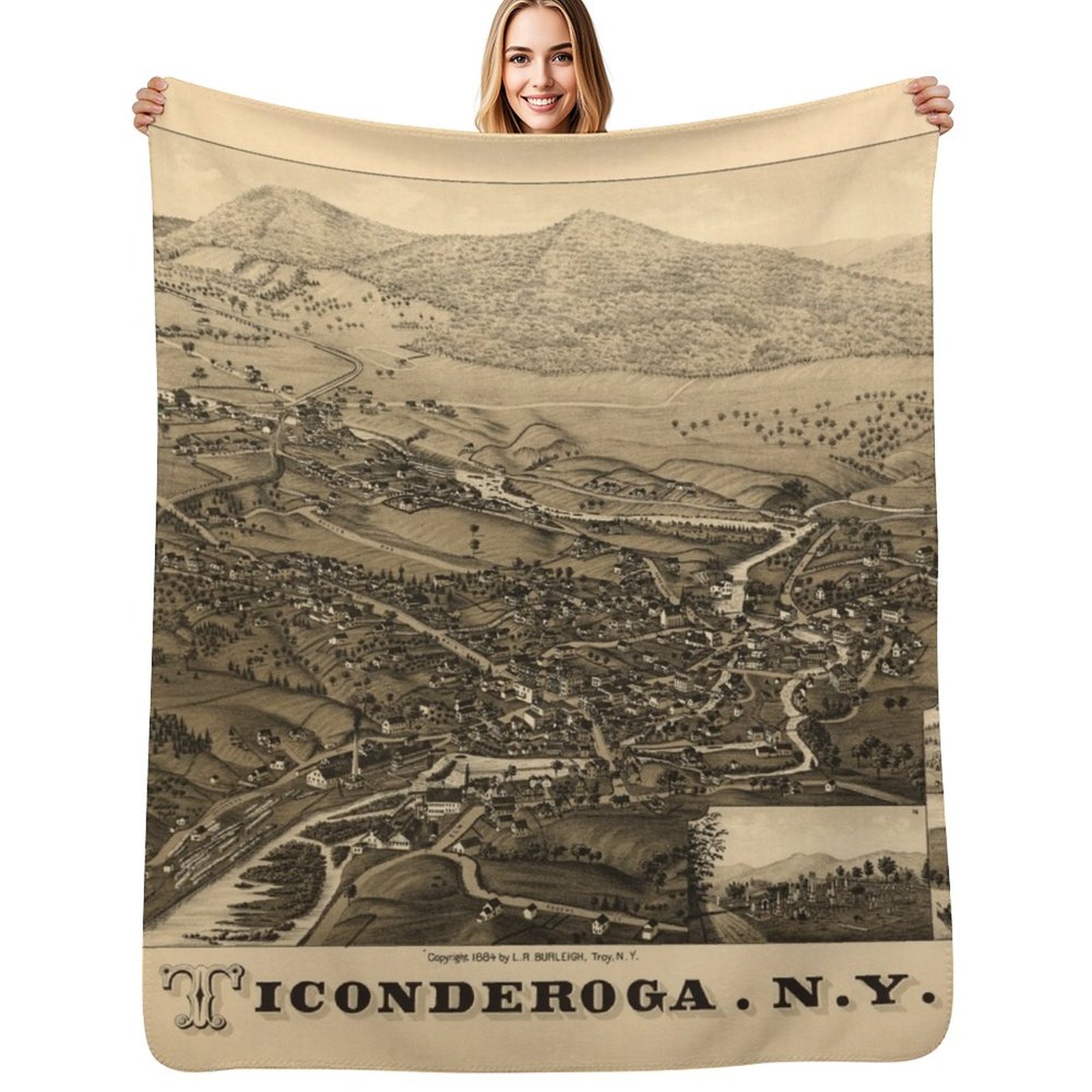 Ticonderoga, New York (1884) C - 3D Printing York avis et prix