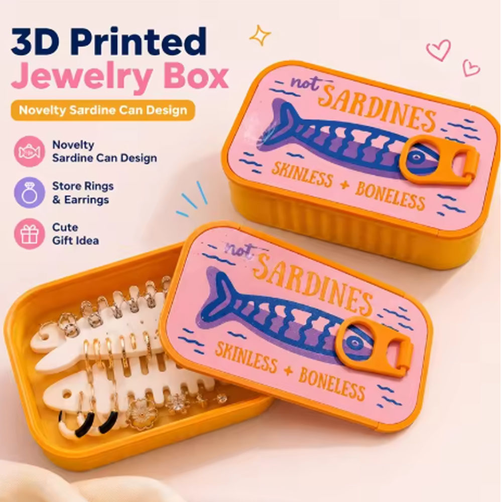 Boîte à bijoux en forme de boî - 3D Printing Earrings avis et prix