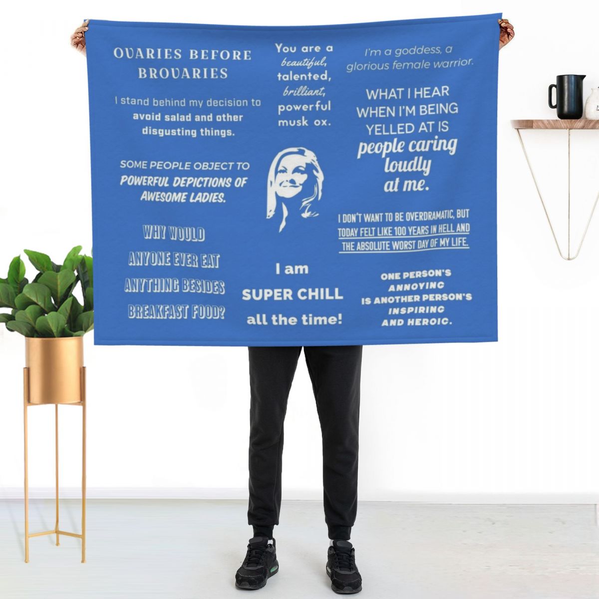 Leslie Knope - Couverture déco - 3D Printing Quote avis et prix