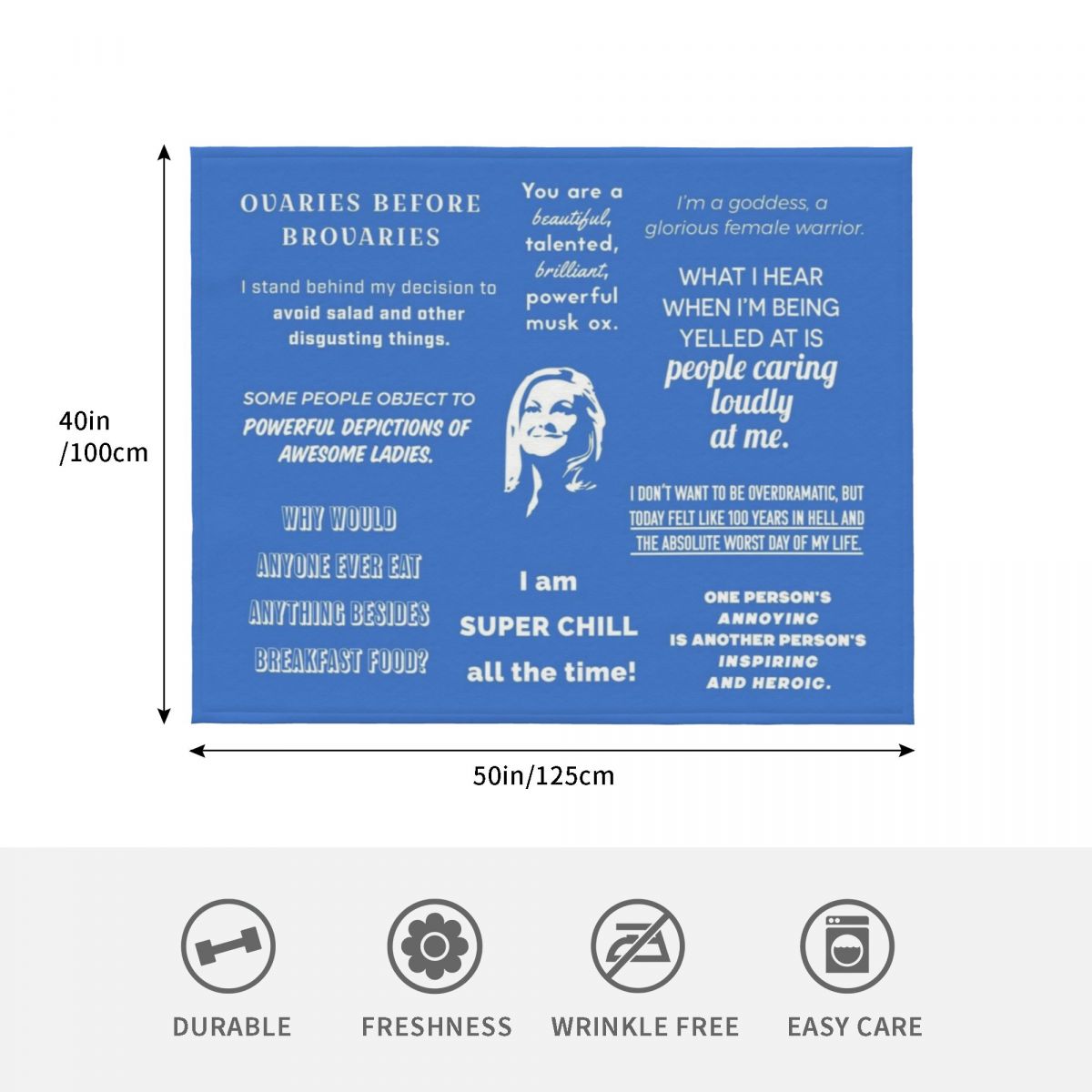 Leslie Knope - Couverture déco - 3D Printing Quote avis et prix