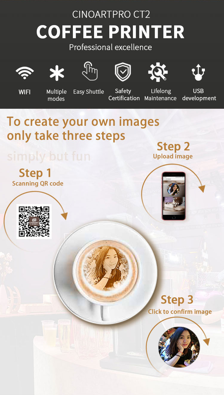 CINOART 3d Latte Art café impr - 3D Printing In Food avis et prix