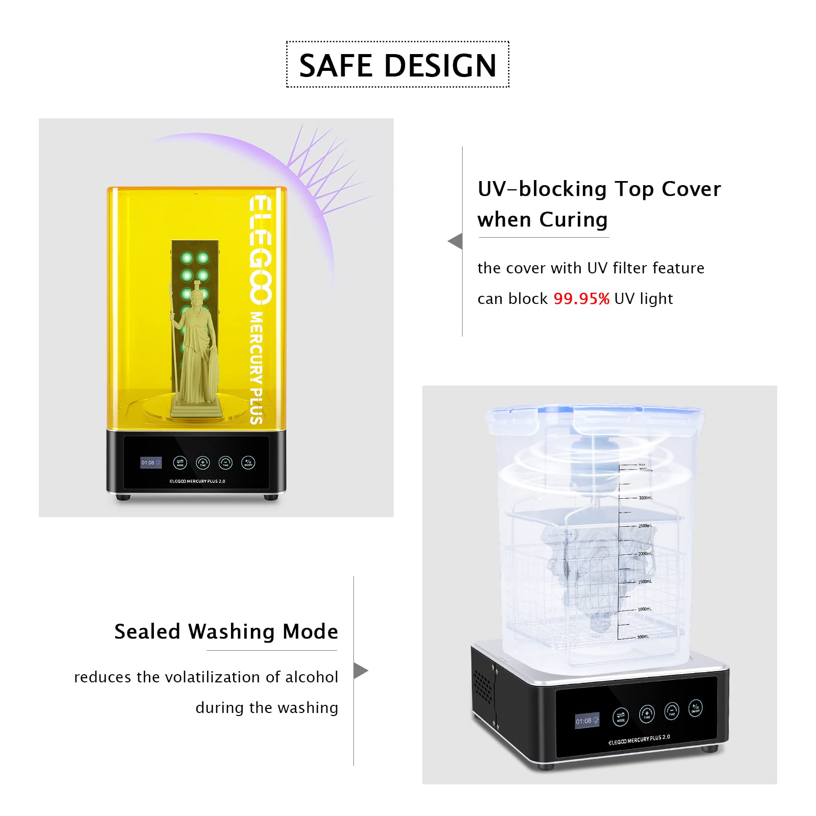 ELEGOO Plus 2.0 Station de lav - 3D Printing Machine avis et prix