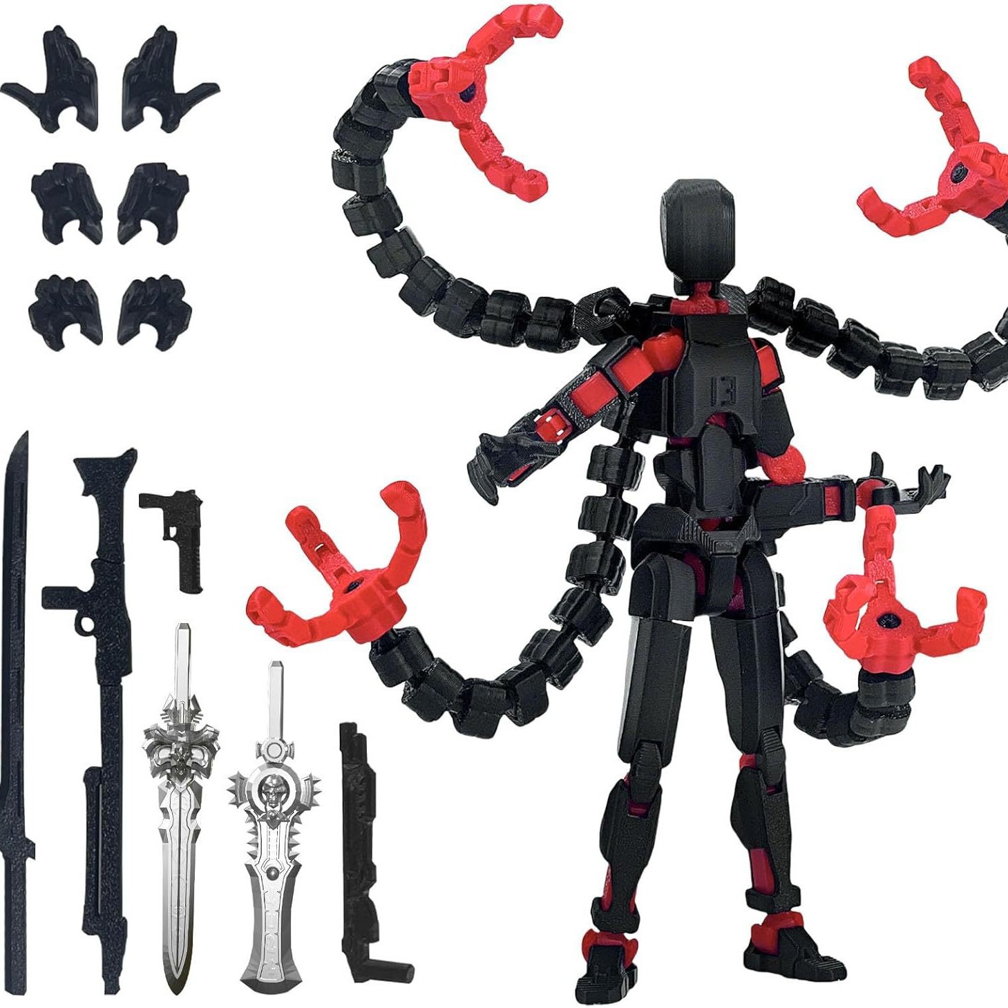 Figurine d'action T13 assemblé - 3D Printing Titanium avis et prix