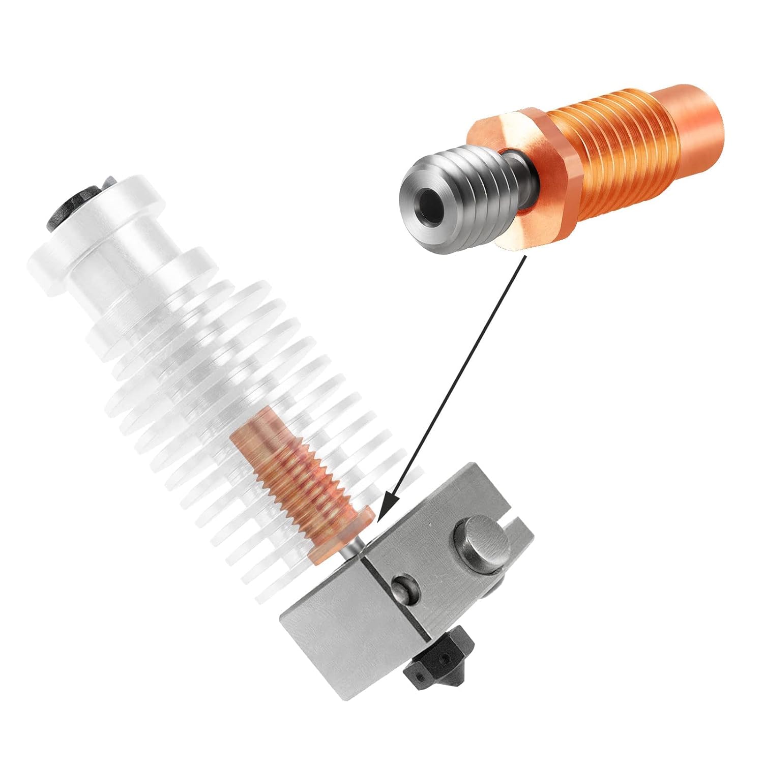 Buse de gorge bimétallique en  - 3D Printing Titanium avis et prix